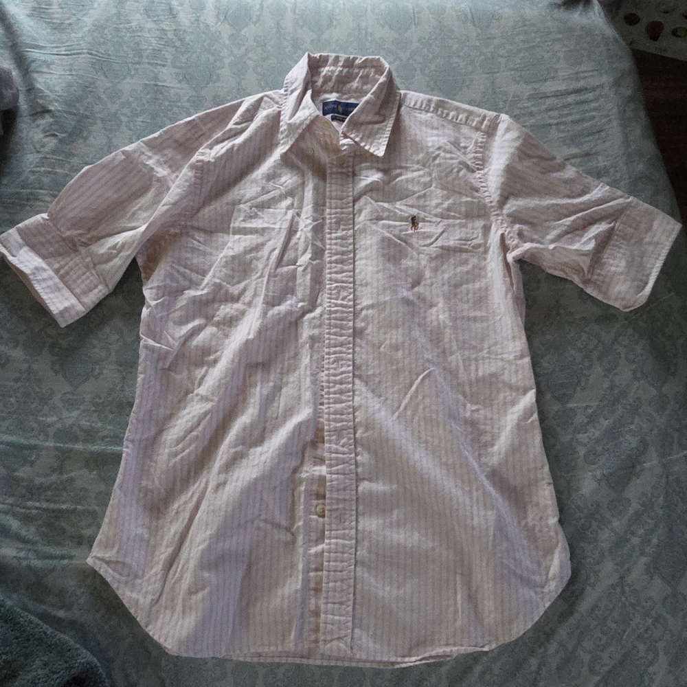 Pink & White Ralph Lauren shirt